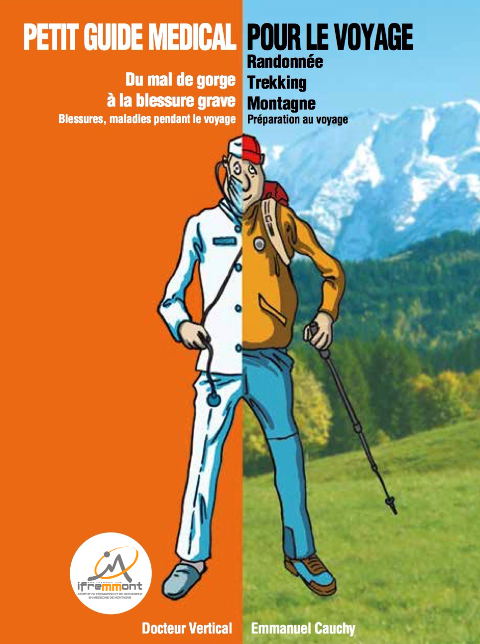 Strapping du genou Ifremmont Chamonix Mont-Blanc Emmanuel Cauchy médecine  montagne ski alpinisme 